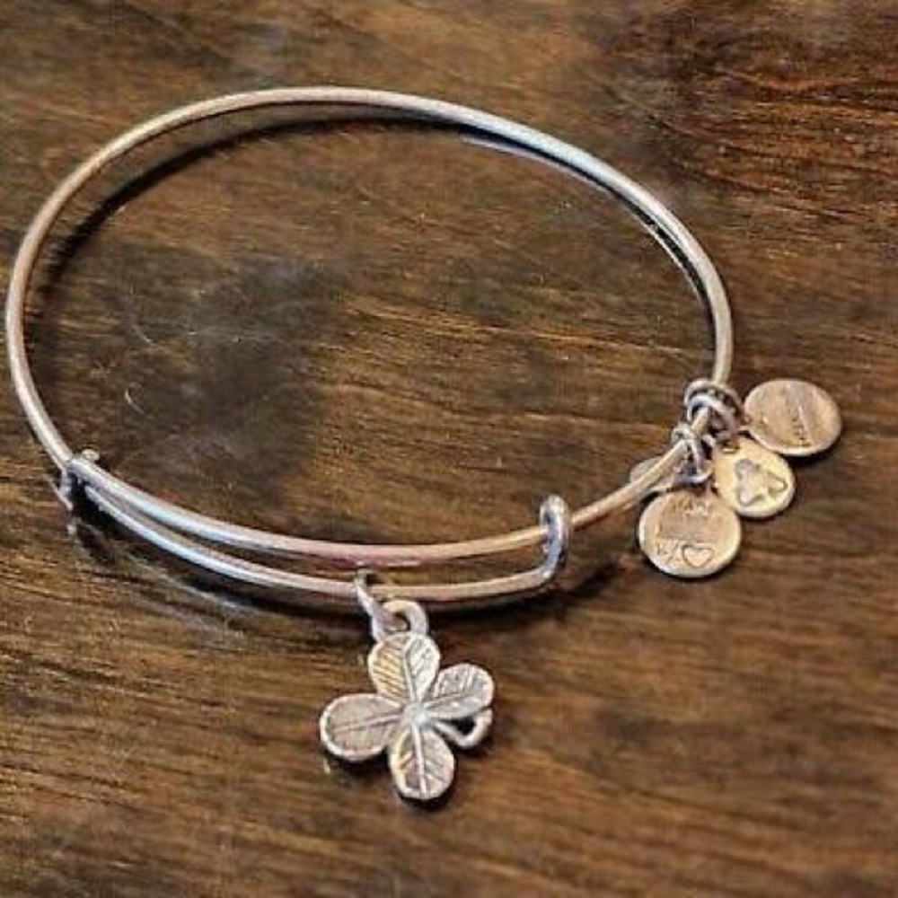 Alex and ani four leaf clover Charm Bracelet